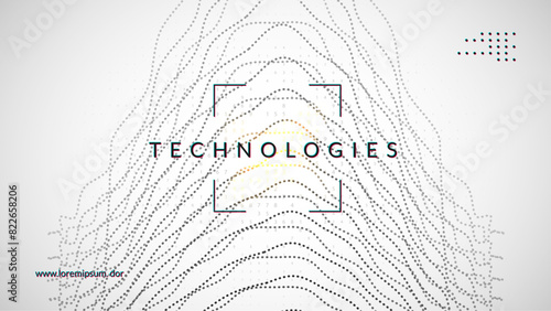 Digital Background. Deep learning: intelligence of the future. Partial banner as a cover for cloud computing. Analytical patterns for global energy. Tech Background.