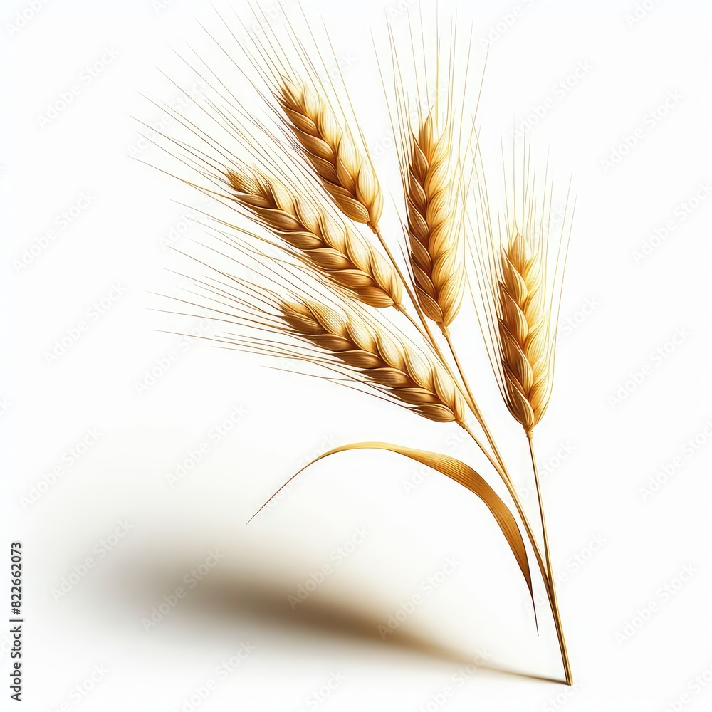 Wheat isolated on a white background
Wheat isolated on a white background
