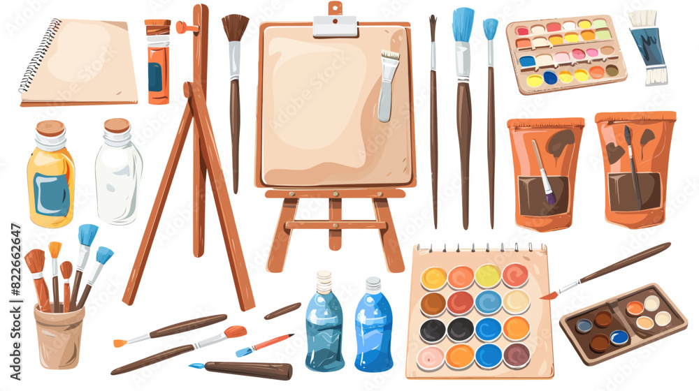 Unleash Your Artistic Potential: A Vibrant Art Supplies Set for Creative Craftsmanship	
