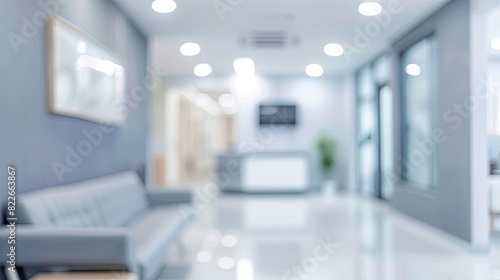 Wallpaper Mural Blurred Home Health Care Services Background, Sophisticated Gray defocused business interior, modern concept Torontodigital.ca