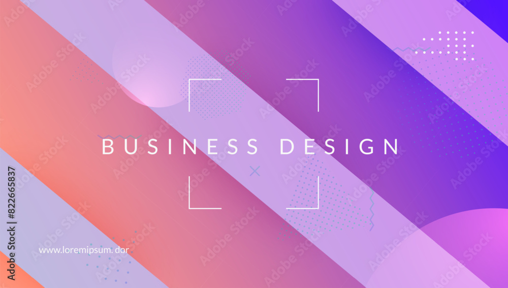 Business Illustration. Party Music Frame. Pink Digital Art. Vector Fluid. Wavy Gradient Brochure. Horizontal Ui. Tech Landing Page. Purple Business Illustration