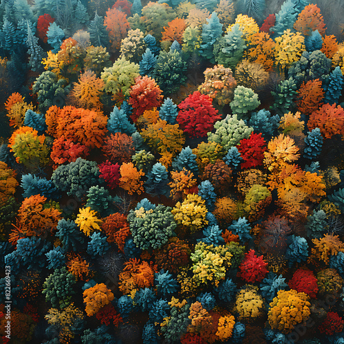 Autumn Forest Dramatic Landscape - Creative Canvas