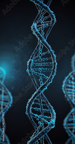 DNA gene background science helix cell genetic medical biotechnology biology bio. 