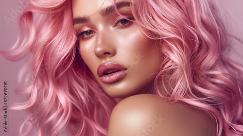 Woman with pink hair © Juli Soho