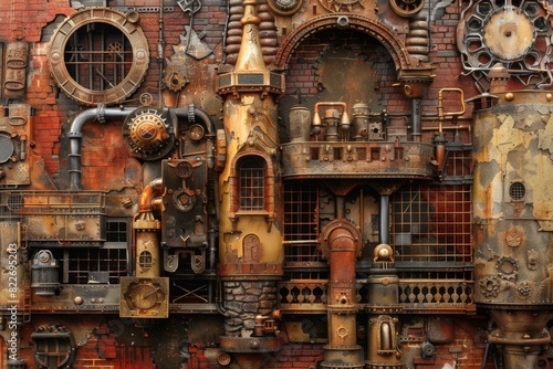 Large building made of metal and rust © Roman