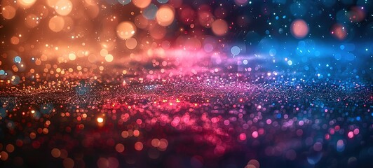 Banner Purple Firework celebrate anniversary happy new year 2024, 4th of july holiday festival.