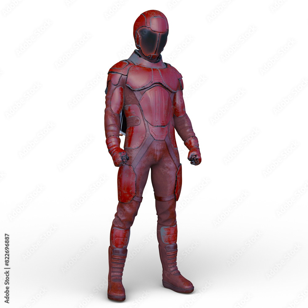 サイバーマン　3DCGレンダリング