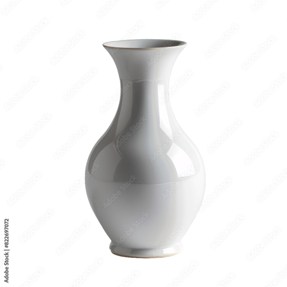 Vase, transparent background, isolated image, generative AI Vase, transparent background, isolated image, generative AI
