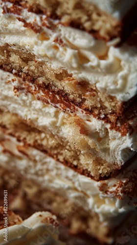 Wallpaper Mural Macro food shot on the texture of cake. Copy space area for text. Background, banner, template, events card. Torontodigital.ca