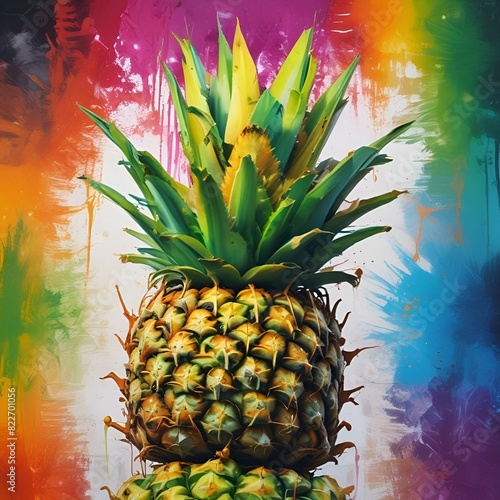 Wallpaper Mural Fresh and Juicy Pineapples Torontodigital.ca