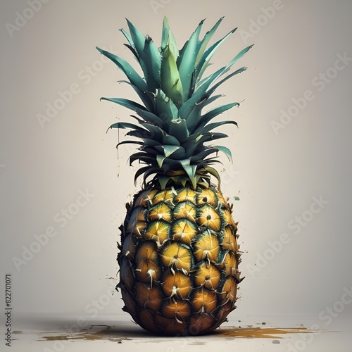 Wallpaper Mural Fresh and Juicy Pineapples Torontodigital.ca