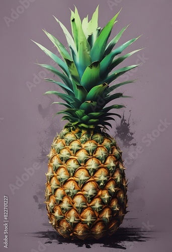 Wallpaper Mural Fresh and Juicy Pineapples Torontodigital.ca