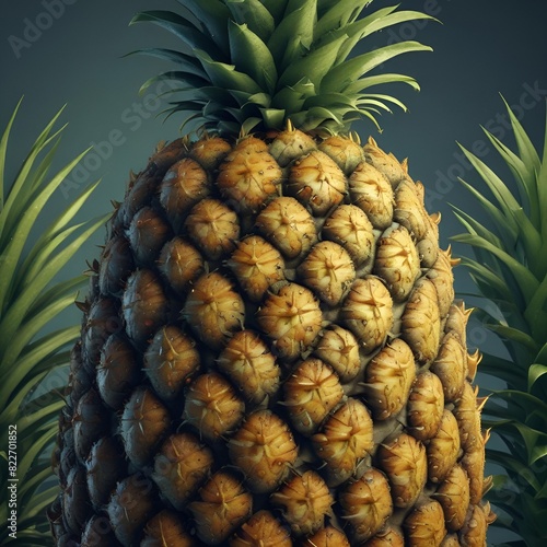 Wallpaper Mural Fresh and Juicy Pineapples Torontodigital.ca