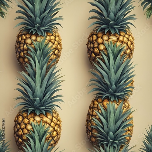 Wallpaper Mural Fresh and Juicy Pineapples Torontodigital.ca