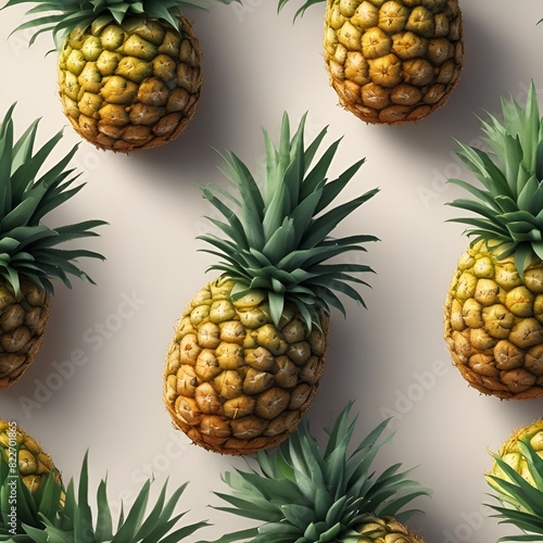 Wallpaper Mural Fresh and Juicy Pineapples Torontodigital.ca