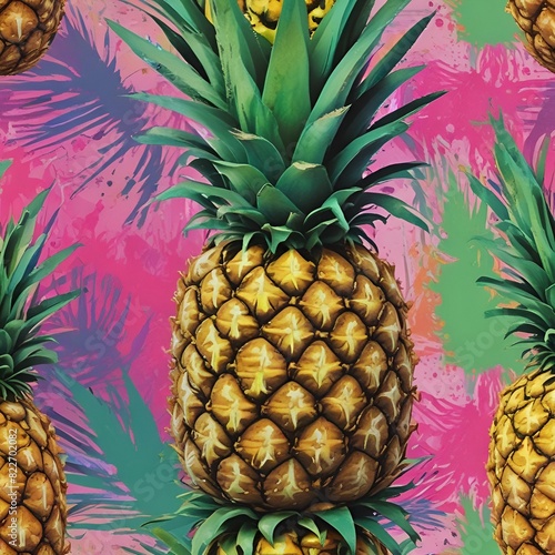 Wallpaper Mural Fresh and Juicy Pineapples Torontodigital.ca
