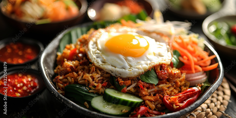 Nasi goreng on the table Nasi goreng on the table
