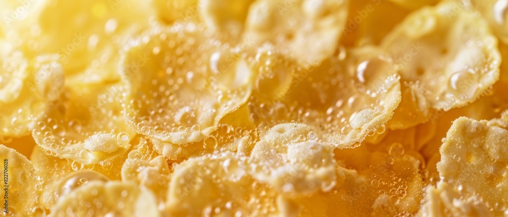Macro food shot on the texture of cereal. Copy space area for text. Background, banner, template, events card. Macro food shot on the texture of cereal. Copy space area for text. Background, banner, template, events card.