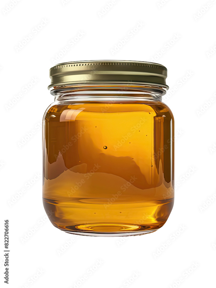 isolated png honey jar mockup, GENERATIVE AI isolated png honey jar mockup, GENERATIVE AI