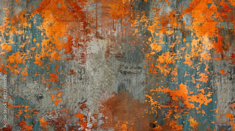Grunge metal texture, sage orange background, texture, wallpaper Grunge metal texture, sage orange background, texture, wallpaper