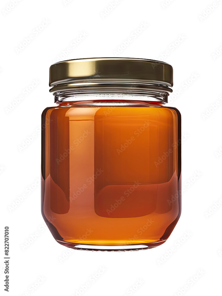 isolated png honey jar mockup, GENERATIVE AI isolated png honey jar mockup, GENERATIVE AI