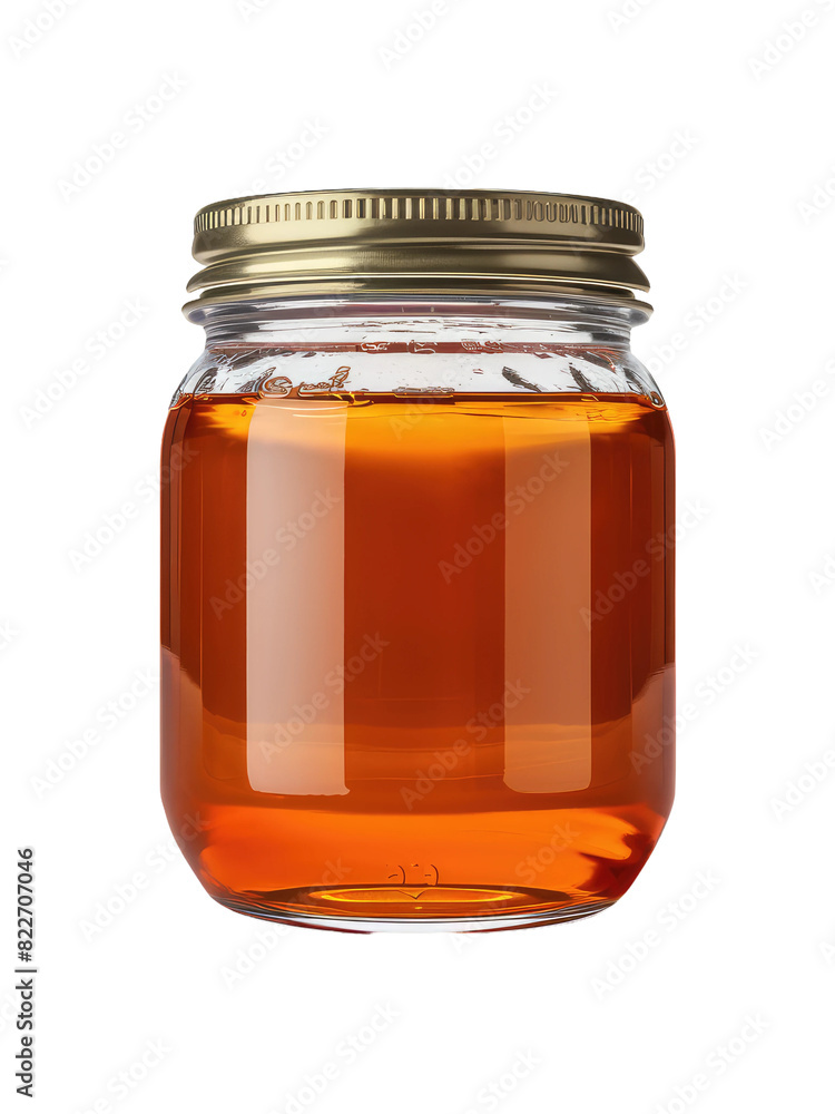 isolated png honey jar mockup, GENERATIVE AI isolated png honey jar mockup, GENERATIVE AI