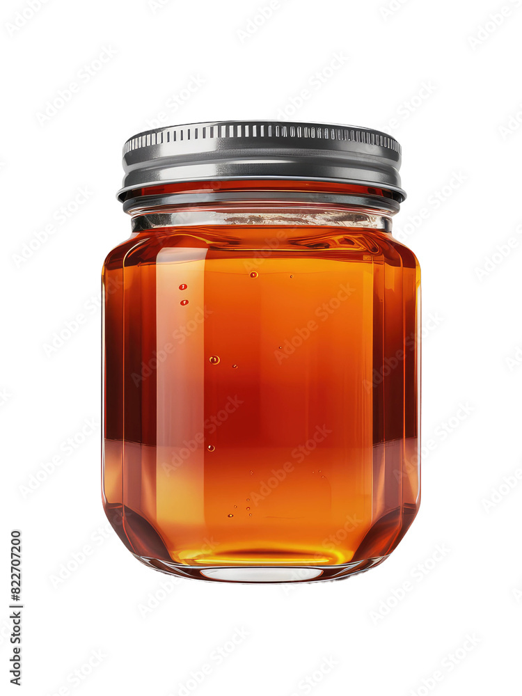 isolated png honey jar mockup, GENERATIVE AI isolated png honey jar mockup, GENERATIVE AI