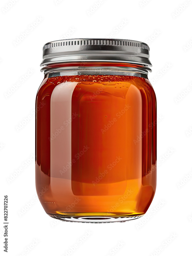 isolated png honey jar mockup, GENERATIVE AI isolated png honey jar mockup, GENERATIVE AI