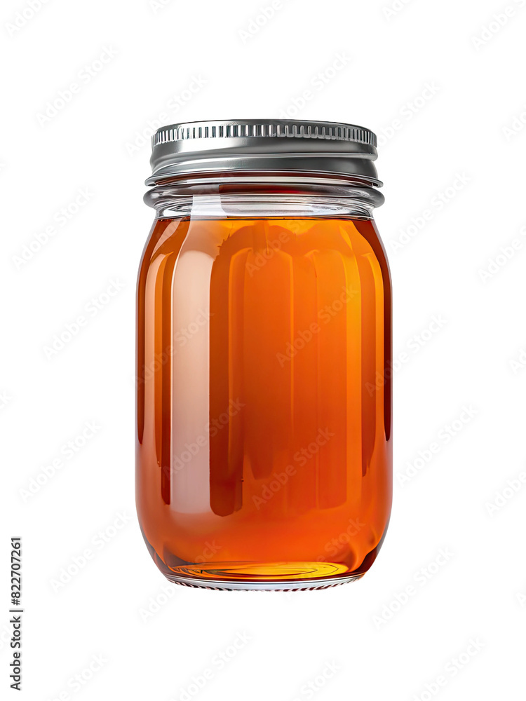 isolated png honey jar mockup, GENERATIVE AI isolated png honey jar mockup, GENERATIVE AI