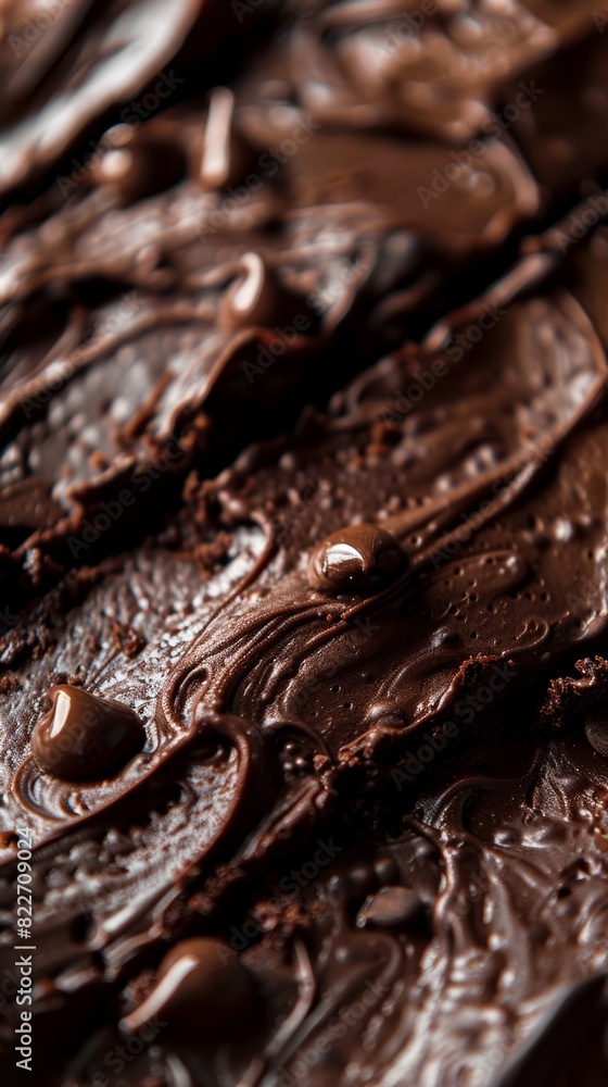 Macro food shot on the texture of chocolate cake. Macro food shot on the texture of chocolate cake.