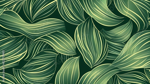 sage green sweather pattern background, simply line art style, wallpaper photo