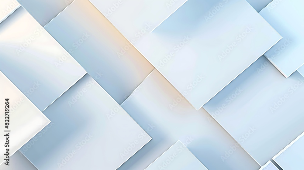Elegant Geometric Abstraction: White Background with Modern Shapes and Gradients Elegant Geometric Abstraction: White Background with Modern Shapes and Gradients