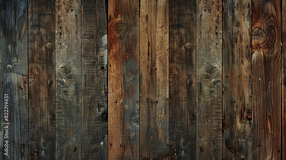Rustic Aged Wood Texture Background with Earthy Tones for Vintage Design Projects