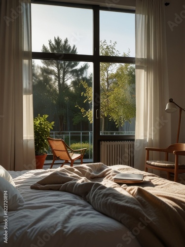 Cozy bedroom in the morning © Damai Studio