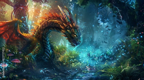 illustration of a dragon © Marco