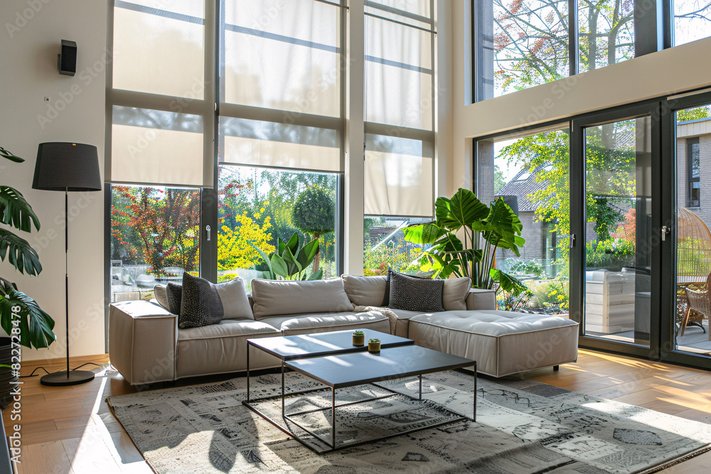 Stylish home interior with modern furniture indoor Stylish home interior with modern furniture indoor