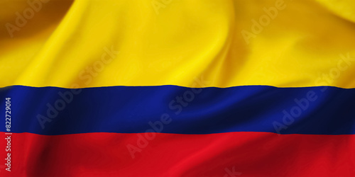 Fotografija Colombia waving flag background
