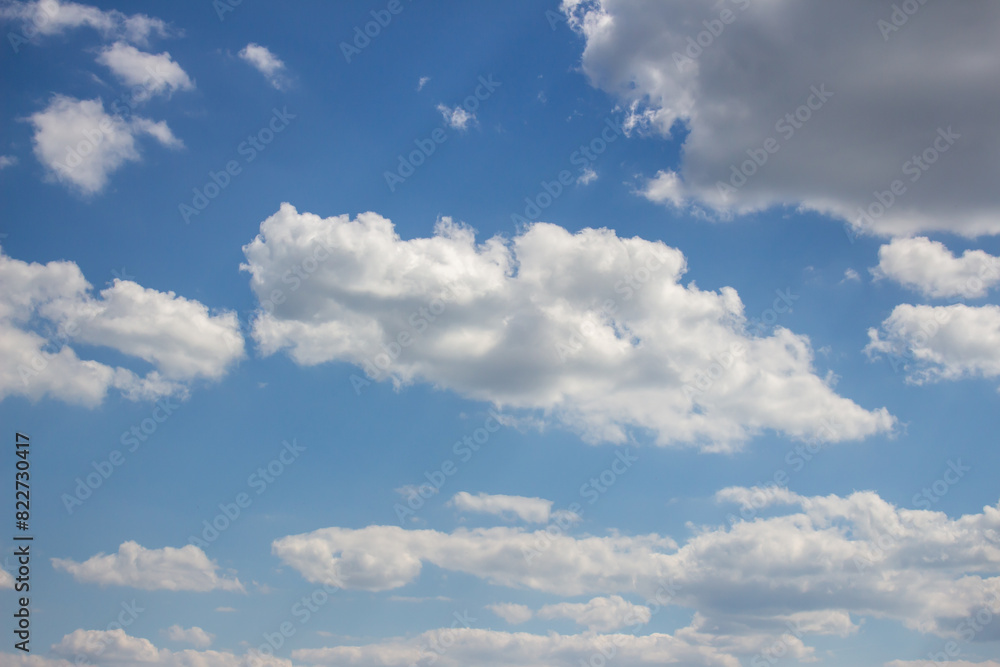 Cumulus clouds in the blue sky. Cumulus clouds in the blue sky.
