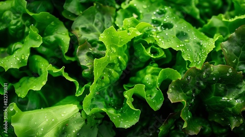 Fresh Salad closeup : Generative AI