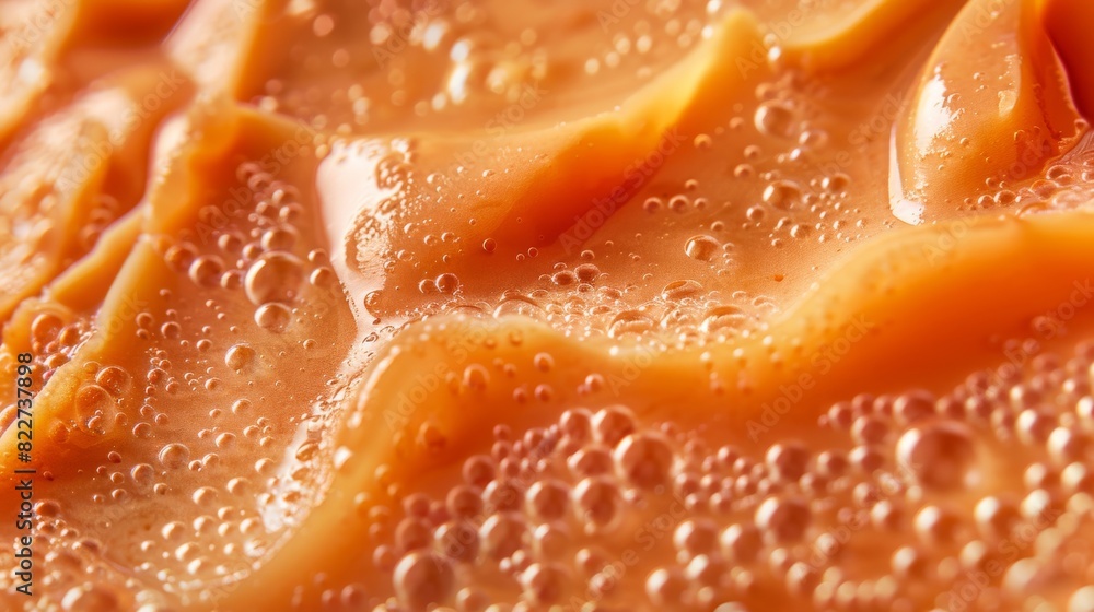 Macro food shot on the texture of pudding. Macro food shot on the texture of pudding.