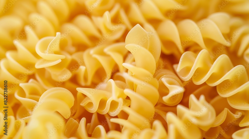 Uncooked dry pasta Food background Close up of noodles : Generative AI Uncooked dry pasta Food background Close up of noodles : Generative AI