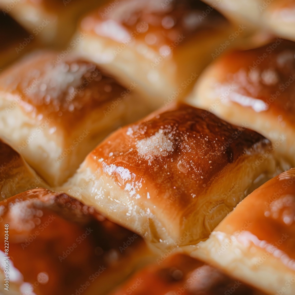 Macro food shot on the texture of sweet rolls. Copy space area for text. Background, banner, template, events card. Macro food shot on the texture of sweet rolls. Copy space area for text. Background, banner, template, events card.