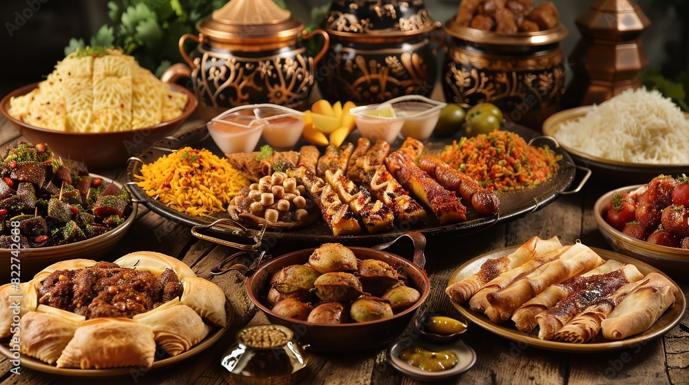 Obraz premium A selection of traditional Arabic 