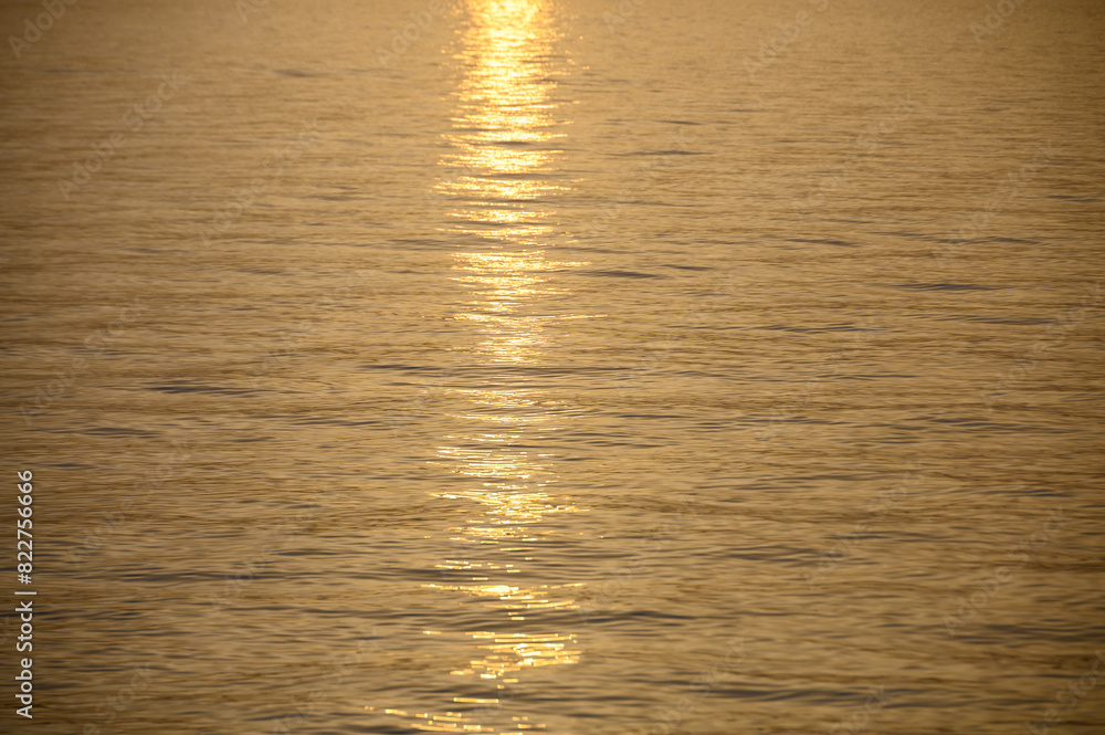 Golden hour shot of the sun setting over the Mediterranean Sea 1 Golden hour shot of the sun setting over the Mediterranean Sea 1