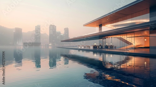 Wallpaper Mural World Architecture Day Concept. Modern architecture background for business Torontodigital.ca