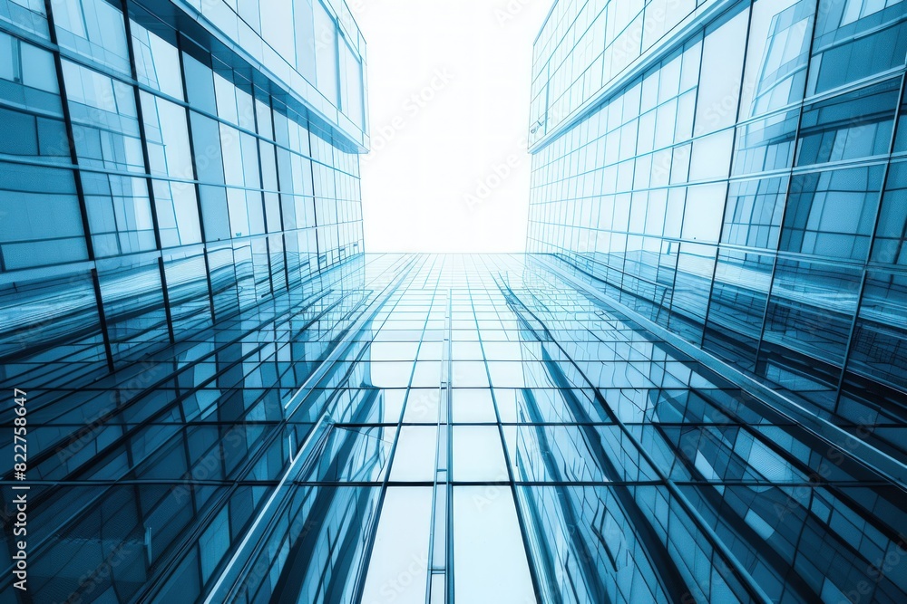 Modern glass office building, architecture background. Modern glass office building, architecture background.