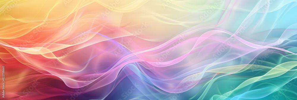Abstract background with colorful waves and soft light, pastel colors, ethereal and dreamy design, vector illustration of a flowing abstract wave pattern in various shades of pink Abstract background with colorful waves and soft light, pastel colors, ethereal and dreamy design, vector illustration of a flowing abstract wave pattern in various shades of pink