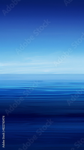 Beautiful Soothing Blue Gradient Background Ranging from Sky Blue to Deep Blue Tones
