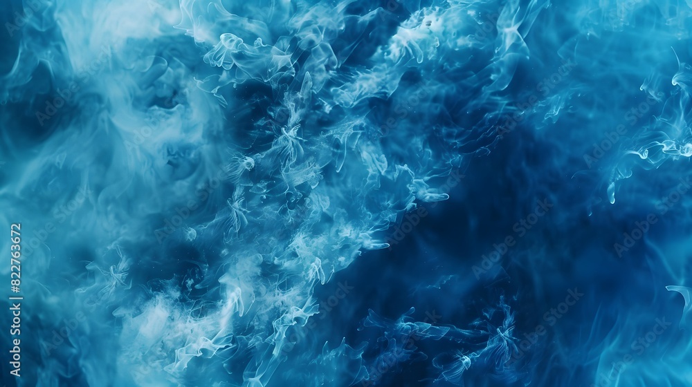 Abstract Blue Background with Smoke and Ice Texture Abstract Blue Background with Smoke and Ice Texture