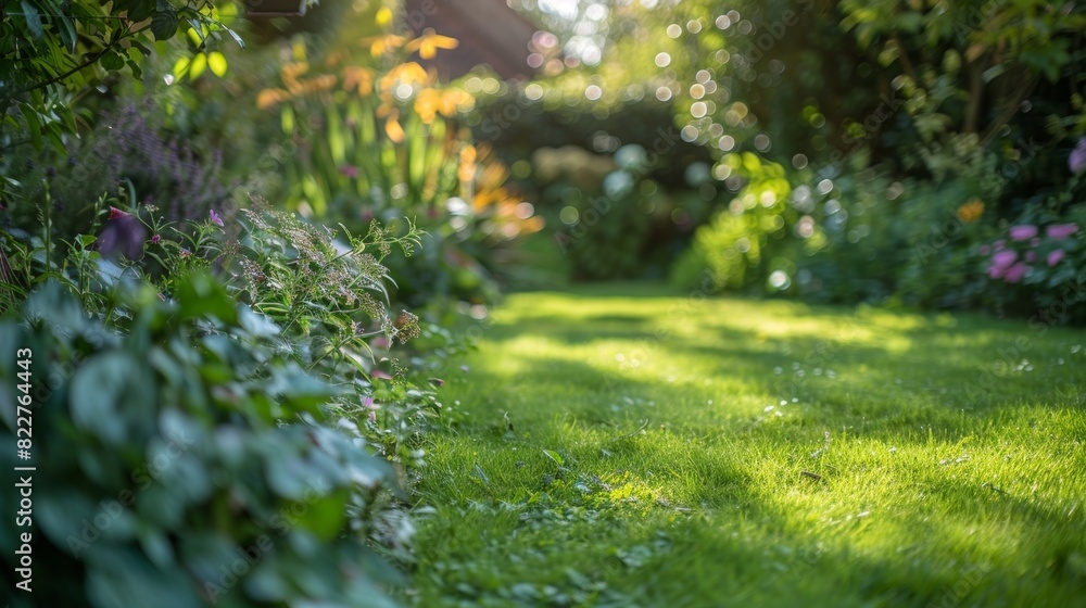 A before and after comparison of a neglected garden and the same garden after it has been lovingly restored and cared for. A before and after comparison of a neglected garden and the same garden after it has been lovingly restored and cared for.